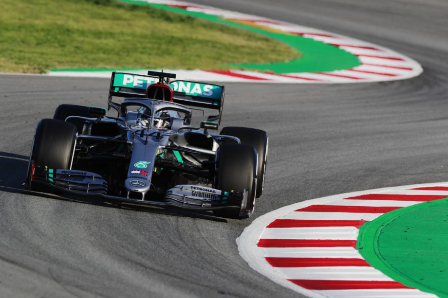 Watch Lewis Hamilton's first day of testing fastest lap