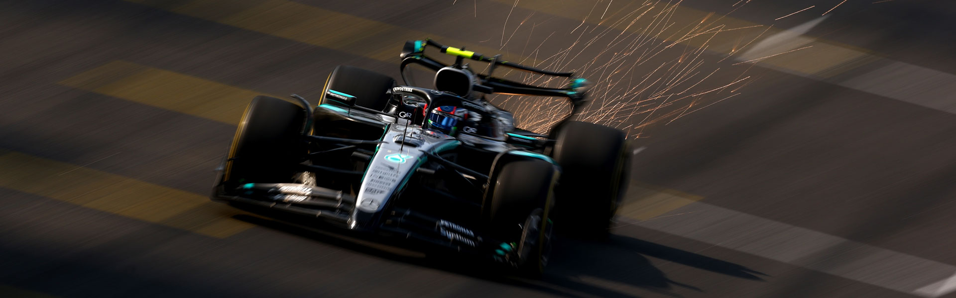 It’s Antonelli in P2 and Russell in P4 at the Sao Paulo GP